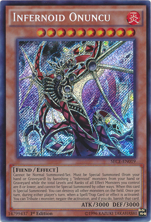 Infernoid Onuncu [SECE-EN019] Secret Rare - PCA Designer Toys