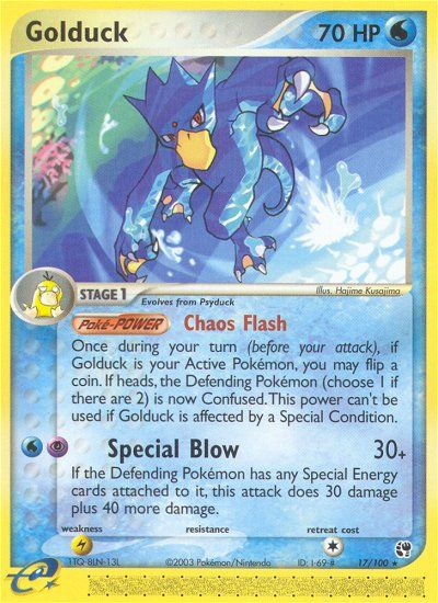 Golduck (17/100) [EX: Sandstorm] - PCA Designer Toys