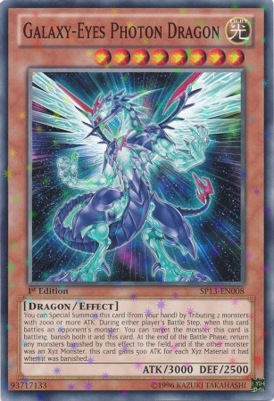 Galaxy-Eyes Photon Dragon [SP13-EN008] Starfoil Rare - PCA Designer Toys