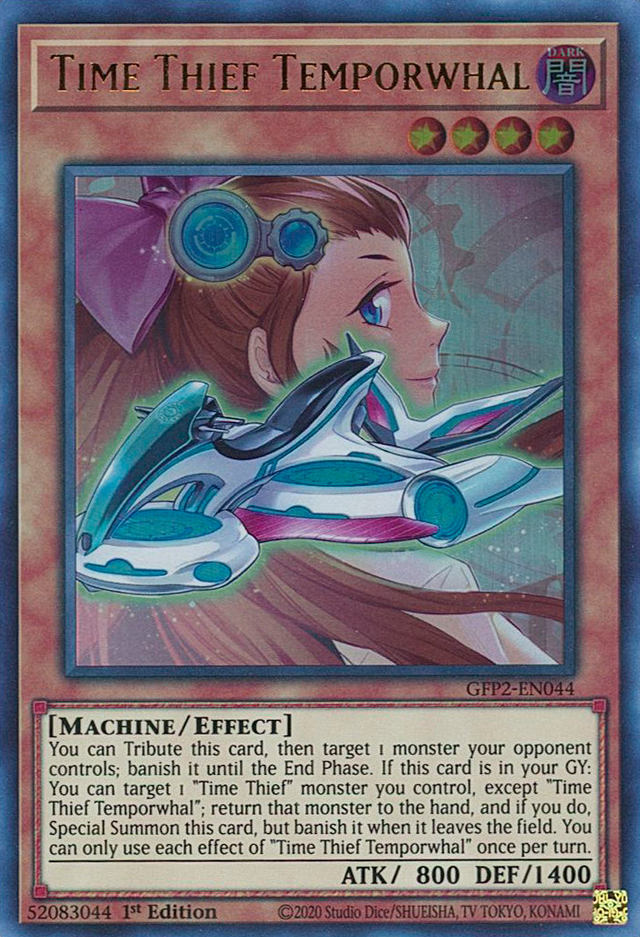 Time Thief Temporwhal [GFP2-EN044] Ultra Rare - PCA Designer Toys