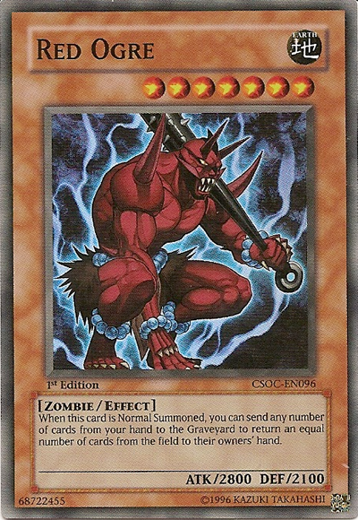 Red Ogre [CSOC-EN096] Super Rare - PCA Designer Toys