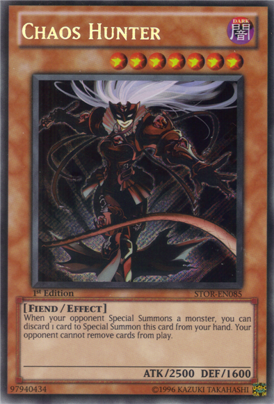 Chaos Hunter [STOR-EN085] Secret Rare - PCA Designer Toys