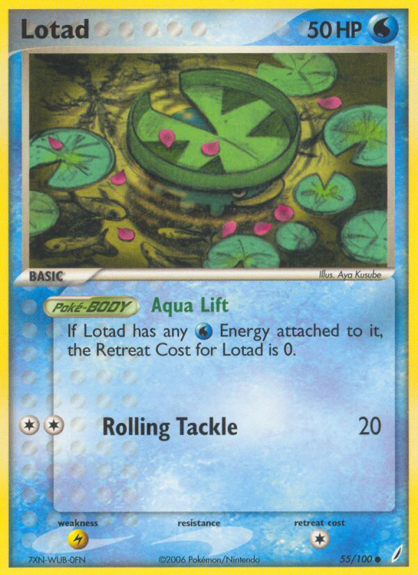 Lotad (55/100) [EX: Crystal Guardians] - PCA Designer Toys