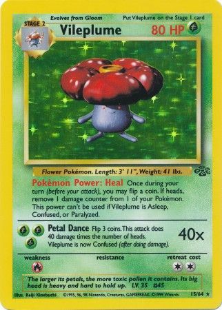 Vileplume (15/64) [Jungle Unlimited] - PCA Designer Toys