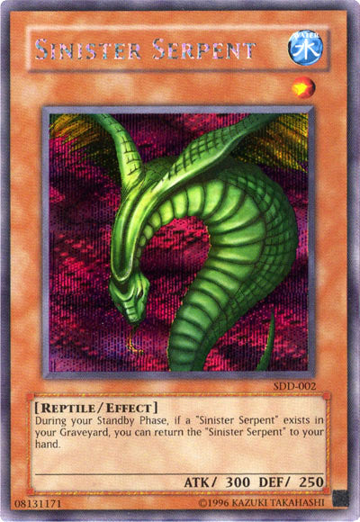 Sinister Serpent [SDD-002] Secret Rare - PCA Designer Toys