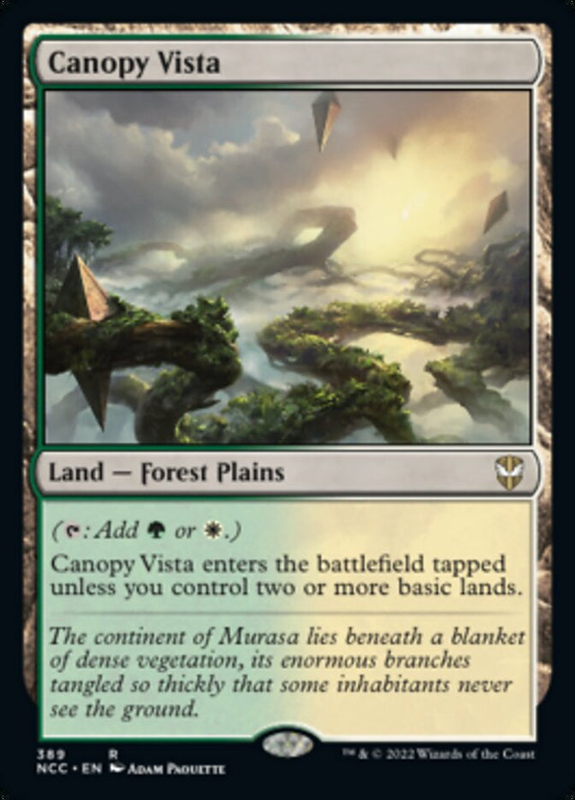 Canopy Vista [Streets of New Capenna Commander] - PCA Designer Toys