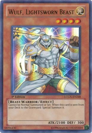 Wulf, Lightsworn Beast [LCGX-EN248] Ultra Rare - PCA Designer Toys