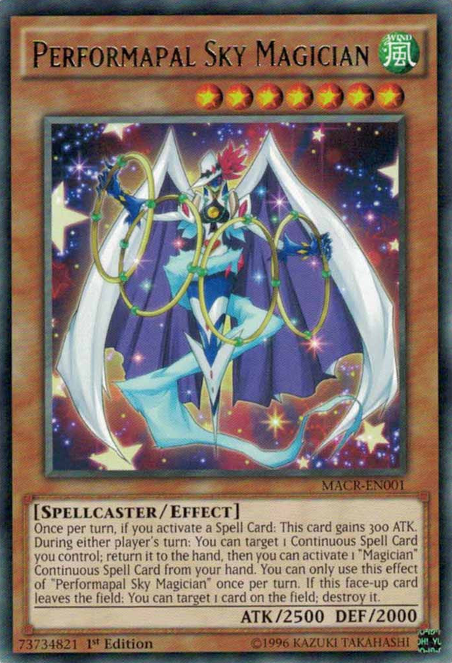 Performapal Sky Magician [MACR-EN001] Rare - PCA Designer Toys
