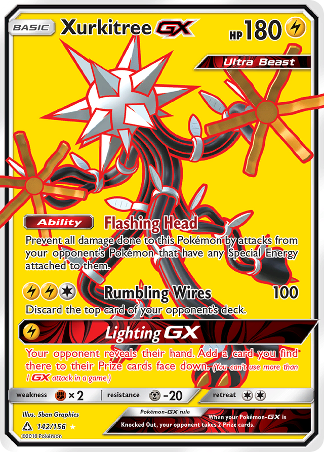 Xurkitree GX (142/156) [Sun & Moon: Ultra Prism] - PCA Designer Toys