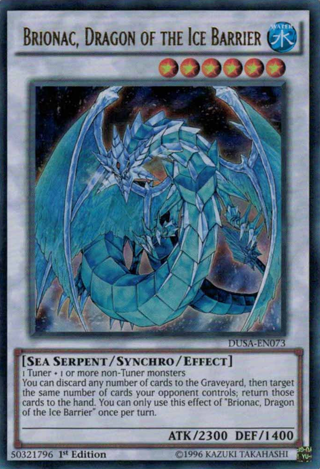 Brionac, Dragon of the Ice Barrier [DUSA-EN073] Ultra Rare - PCA Designer Toys