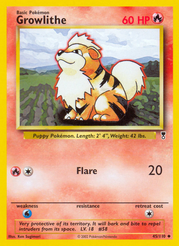 Growlithe (45/110) [Legendary Collection] - PCA Designer Toys