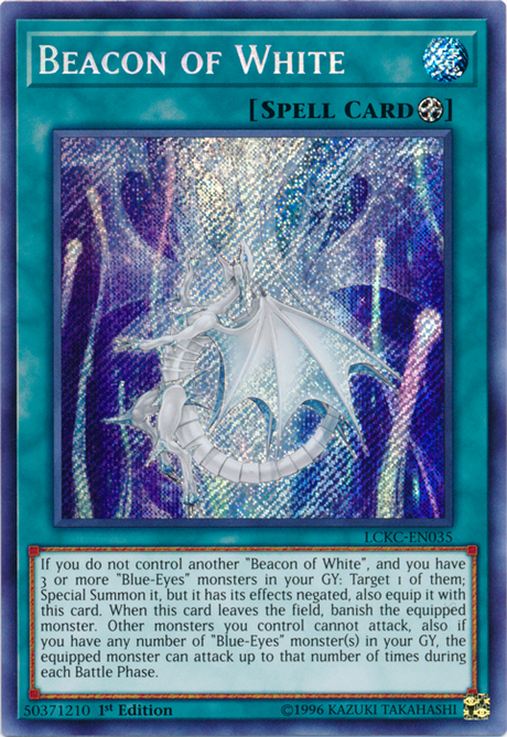 Beacon of White [LCKC-EN035] Secret Rare - PCA Designer Toys