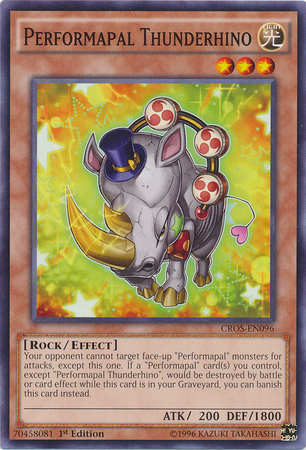 Performapal Thunderhino [CROS-EN096] Common - PCA Designer Toys