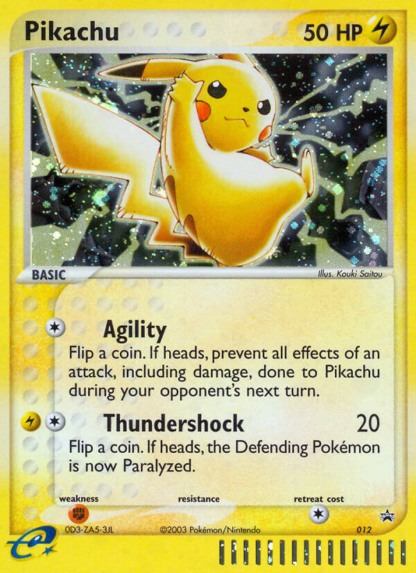Pikachu (012) [Nintendo: Black Star Promos] - PCA Designer Toys