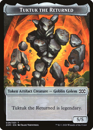 Plant // Treasure Double-sided Token [Double Masters Tokens]