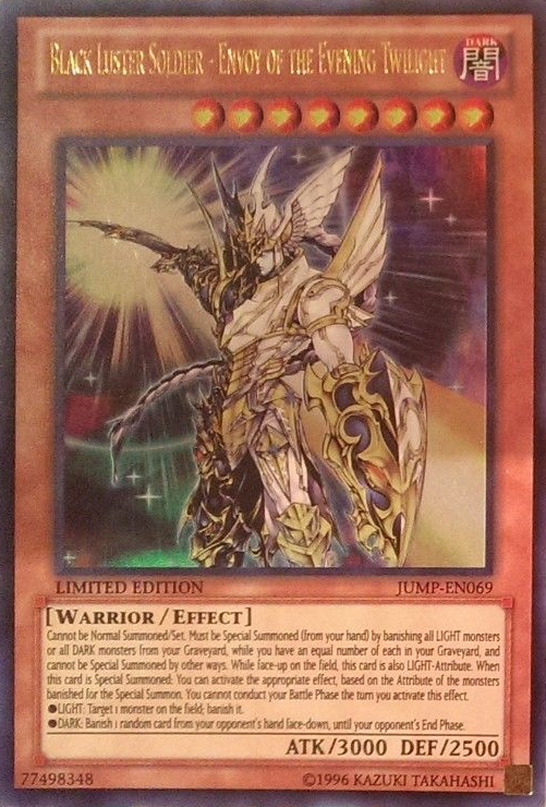 Black Luster Soldier - Envoy of the Evening Twilight [JUMP-EN069] Ultra Rare - PCA Designer Toys