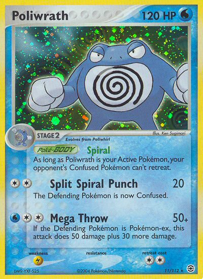 Poliwrath (11/112) [EX: FireRed & LeafGreen] - PCA Designer Toys