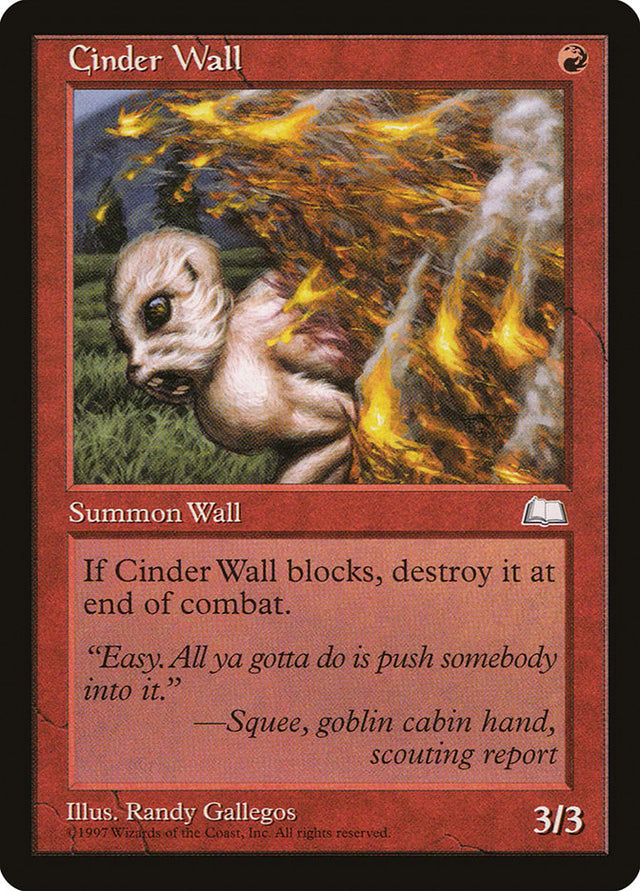 Cinder Wall [Weatherlight] - PCA Designer Toys