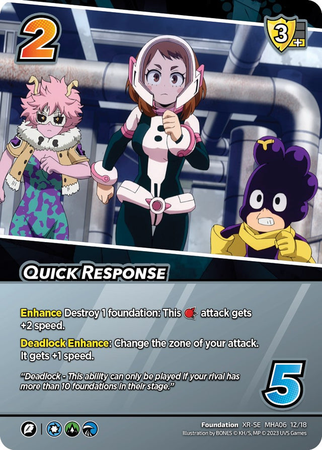 Quick Response (XR) [Jet Burn]