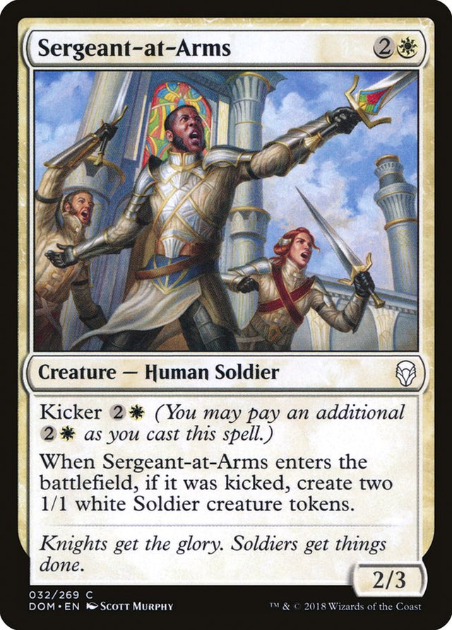 Sergeant-at-Arms [Dominaria] - PCA Designer Toys