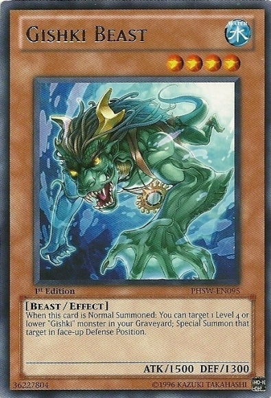 Gishki Beast [PHSW-EN095] Rare - PCA Designer Toys