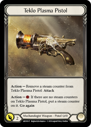 Kano // Teklo Plasma Pistol [ARC114-T // ARC003-T] (Arcane Rising)  1st Edition Normal - PCA Designer Toys