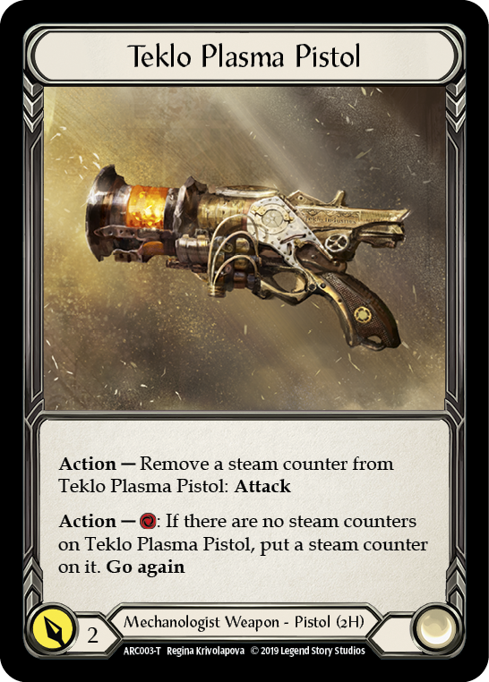 Kano // Teklo Plasma Pistol [ARC114-T // ARC003-T] (Arcane Rising)  1st Edition Normal - PCA Designer Toys