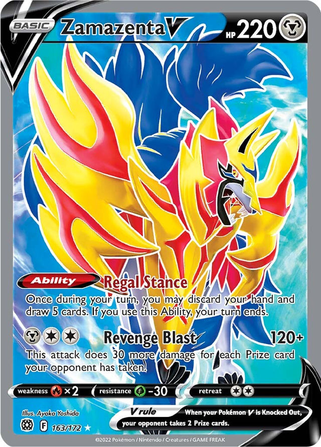 Zamazenta V (163/172) [Sword & Shield: Brilliant Stars] - PCA Designer Toys