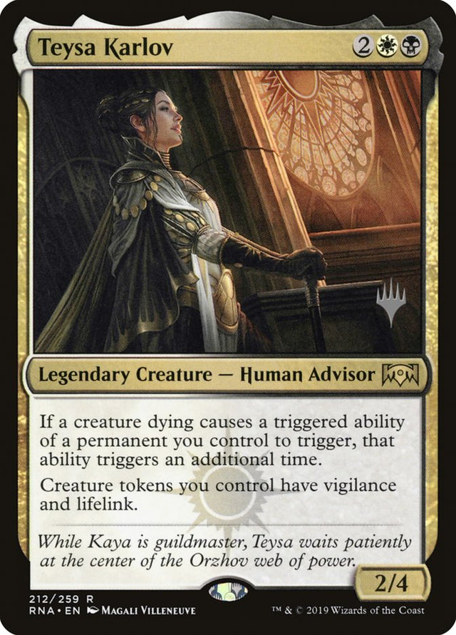 Teysa Karlov (Promo Pack) [Ravnica Allegiance Promos] - PCA Designer Toys