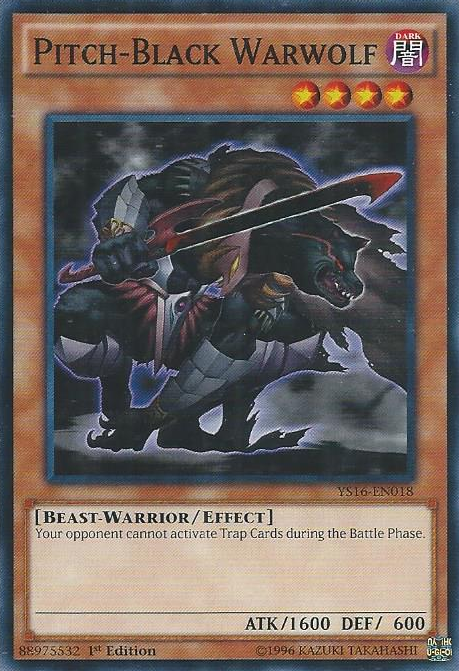Pitch-Black Warwolf [YS16-EN018] Common - PCA Designer Toys