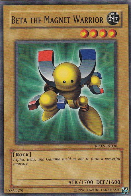 Beta The Magnet Warrior [RP02-EN090] Rare - PCA Designer Toys