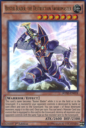 Buster Blader, the Destruction Swordmaster [BOSH-EN018] Ultra Rare - PCA Designer Toys