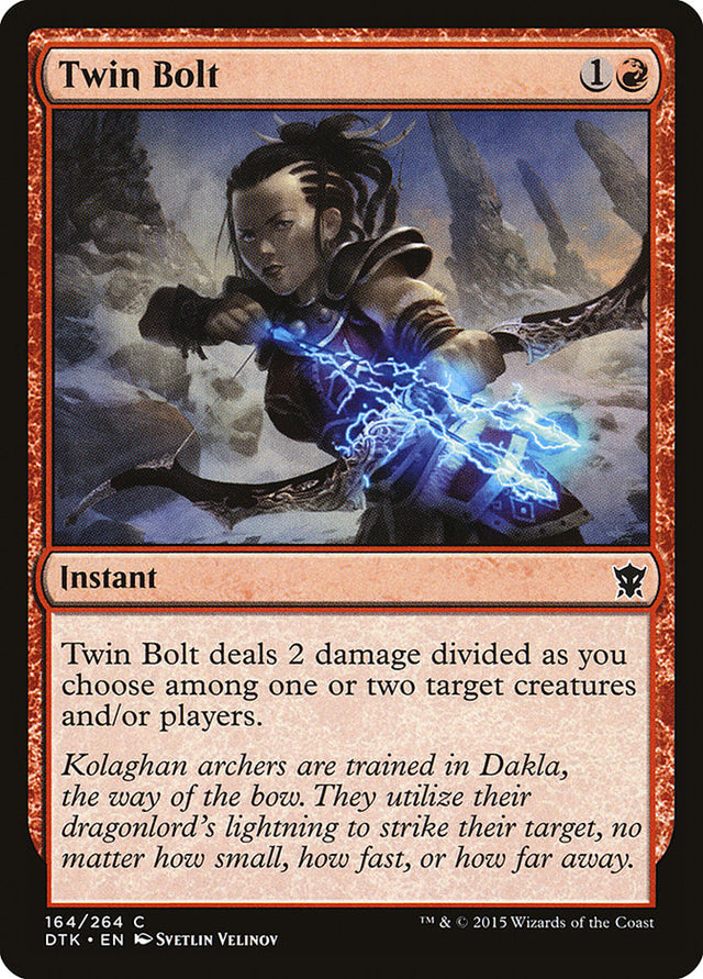 Twin Bolt [Dragons of Tarkir] - PCA Designer Toys