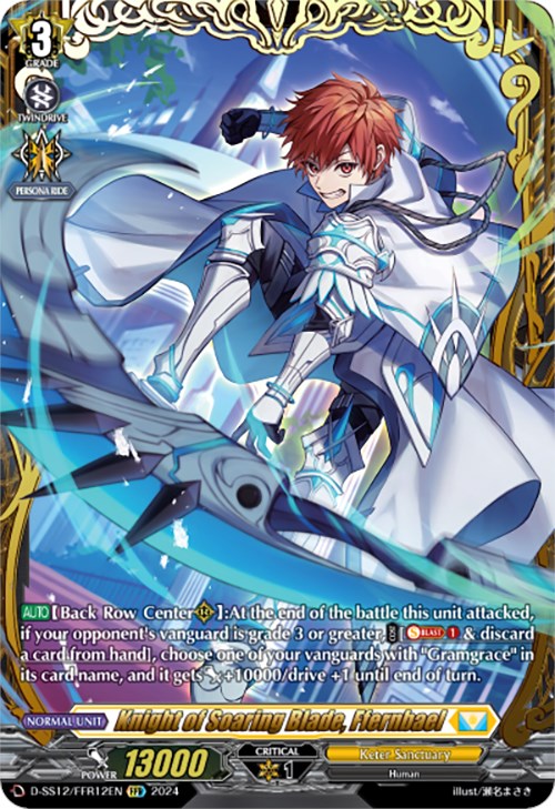 Knight of Soaring Blade, Ffernbael (D-SS12/FFR12EN) [Triple Drive] - PCA Designer Toys