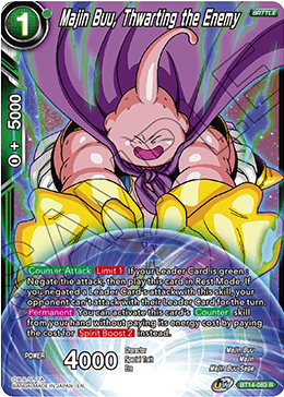 Majin Buu, Thwarting the Enemy (BT14-083) [Cross Spirits] - PCA Designer Toys