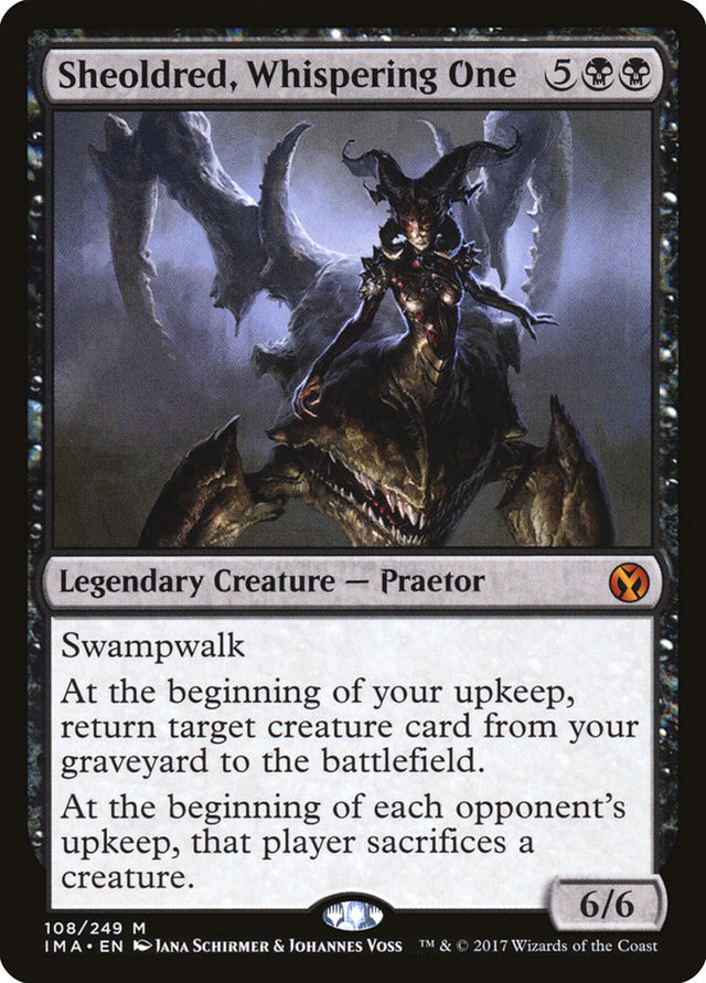 Sheoldred, Whispering One [Iconic Masters] - PCA Designer Toys