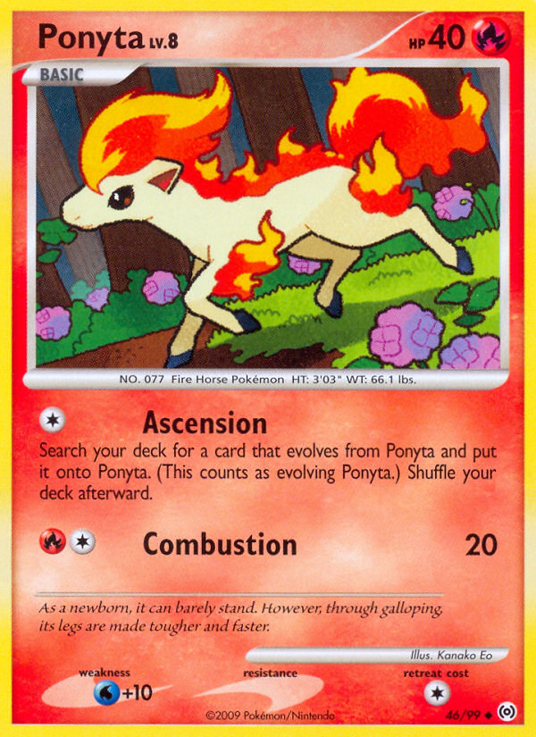 Ponyta (46/99) [Platinum: Arceus] - PCA Designer Toys