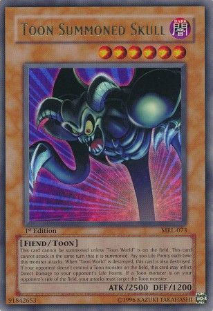Toon Summoned Skull [MRL-073] Ultra Rare - PCA Designer Toys