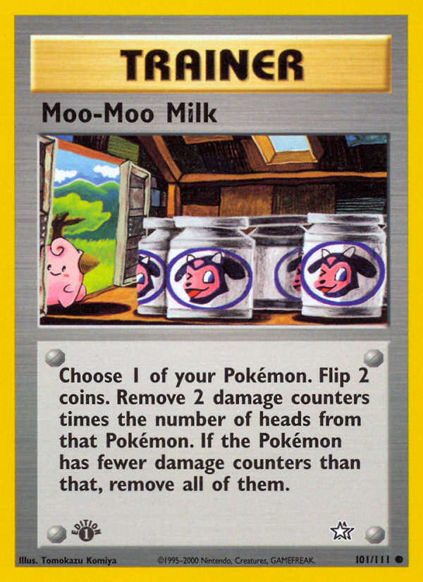 Moo-Moo Milk (101/111) [Neo Genesis 1st Edition] - PCA Designer Toys