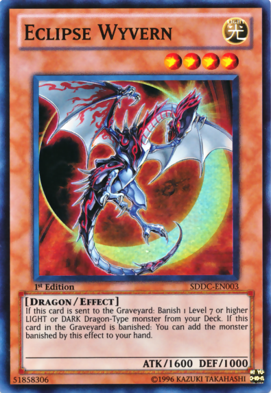 Eclipse Wyvern [SDDC-EN003] Super Rare - PCA Designer Toys