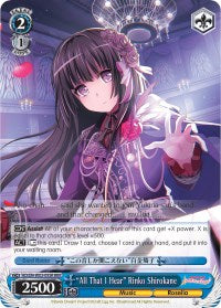 "All That I Hear" Rinko Shirokane (BD/EN-W03-095R RRR) [BanG Dream! Girls Band Party! MULTI LIVE]