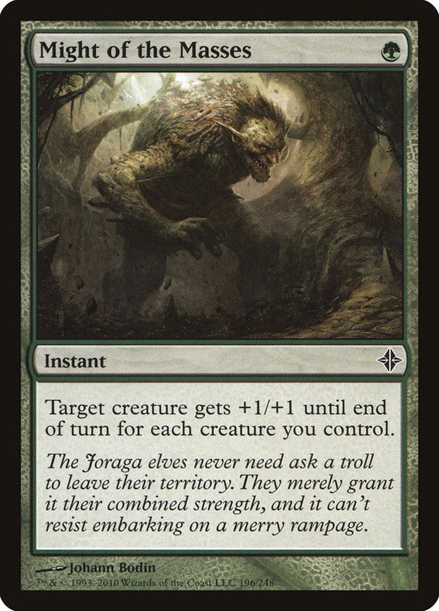Might of the Masses [Rise of the Eldrazi] - PCA Designer Toys