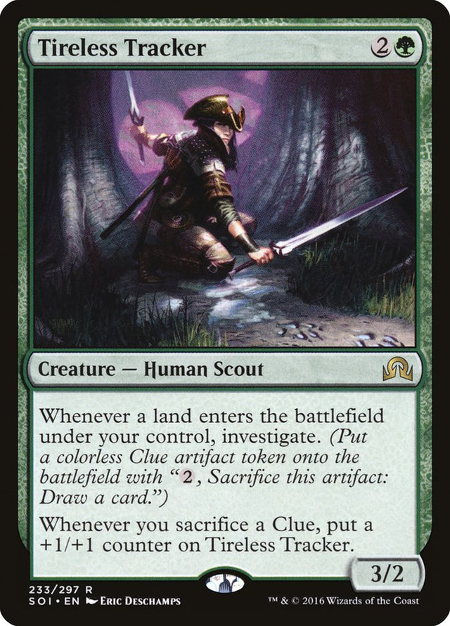 Tireless Tracker [Shadows over Innistrad] - PCA Designer Toys