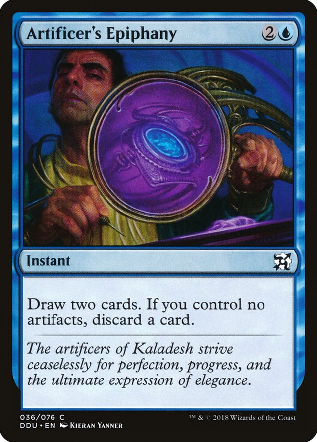 Artificer's Epiphany [Duel Decks: Elves vs. Inventors] - PCA Designer Toys