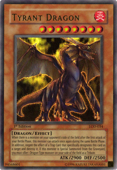 Tyrant Dragon [LOD-034] Ultra Rare - PCA Designer Toys