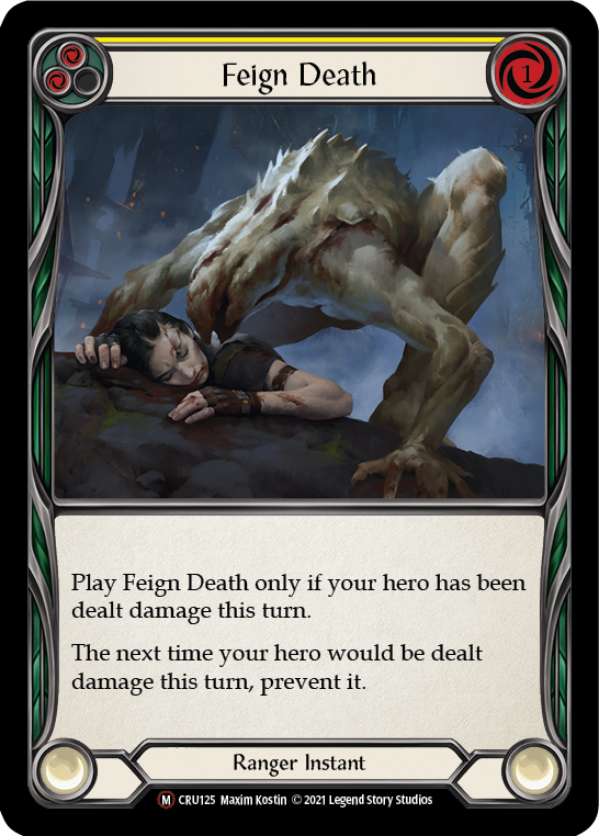 Feign Death [U-CRU125] (Crucible of War Unlimited)  Unlimited Normal - PCA Designer Toys