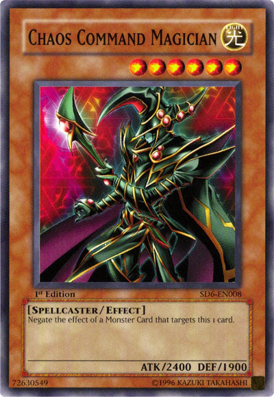 Chaos Command Magician [SD6-EN008] Common - PCA Designer Toys
