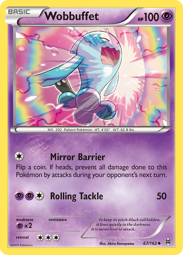 Wobbuffet (67/162) [XY: BREAKthrough] - PCA Designer Toys
