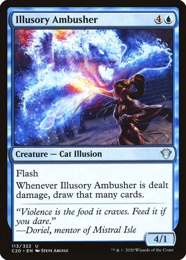 Illusory Ambusher [Commander 2020] - PCA Designer Toys