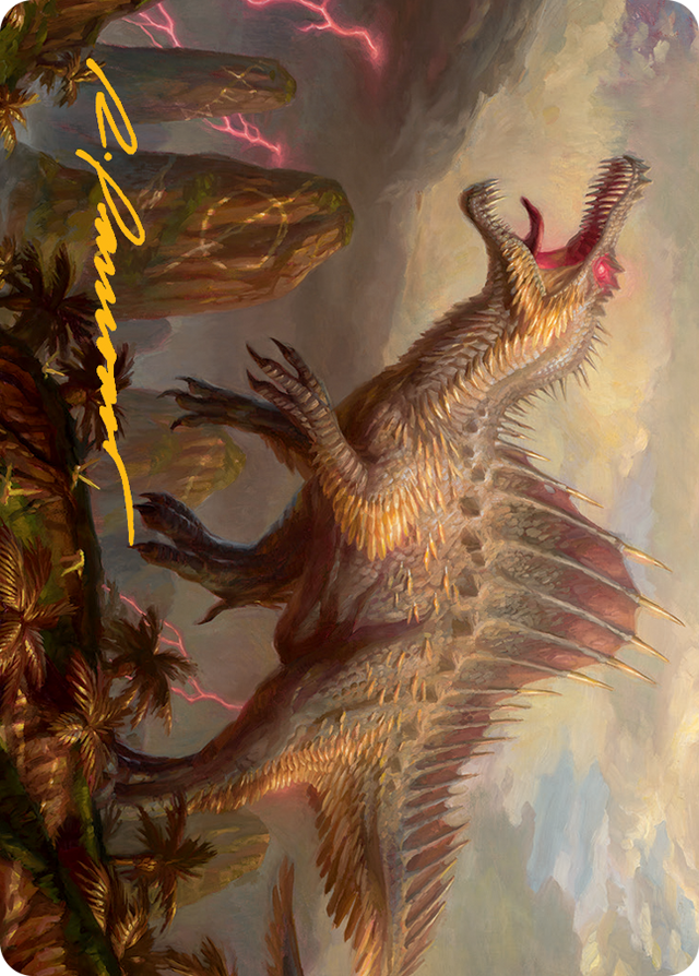 Etali, Primal Conqueror Art Card (Gold-Stamped Signature) [March of the Machine Art Series]